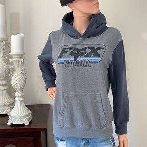 FOX RACING grey hoodie